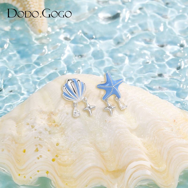 DODOGOGO ヒトデ しずく シェル 女性イヤリングファッション芸術耳飾り
