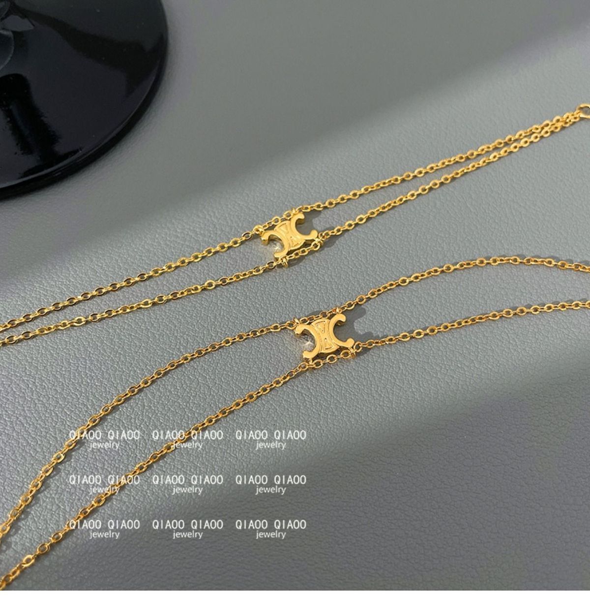 Celine 人気ファッションアクセサリー 高級感 気質 女性ブレスレット 鎖骨チェーンネックレス NNXL0242