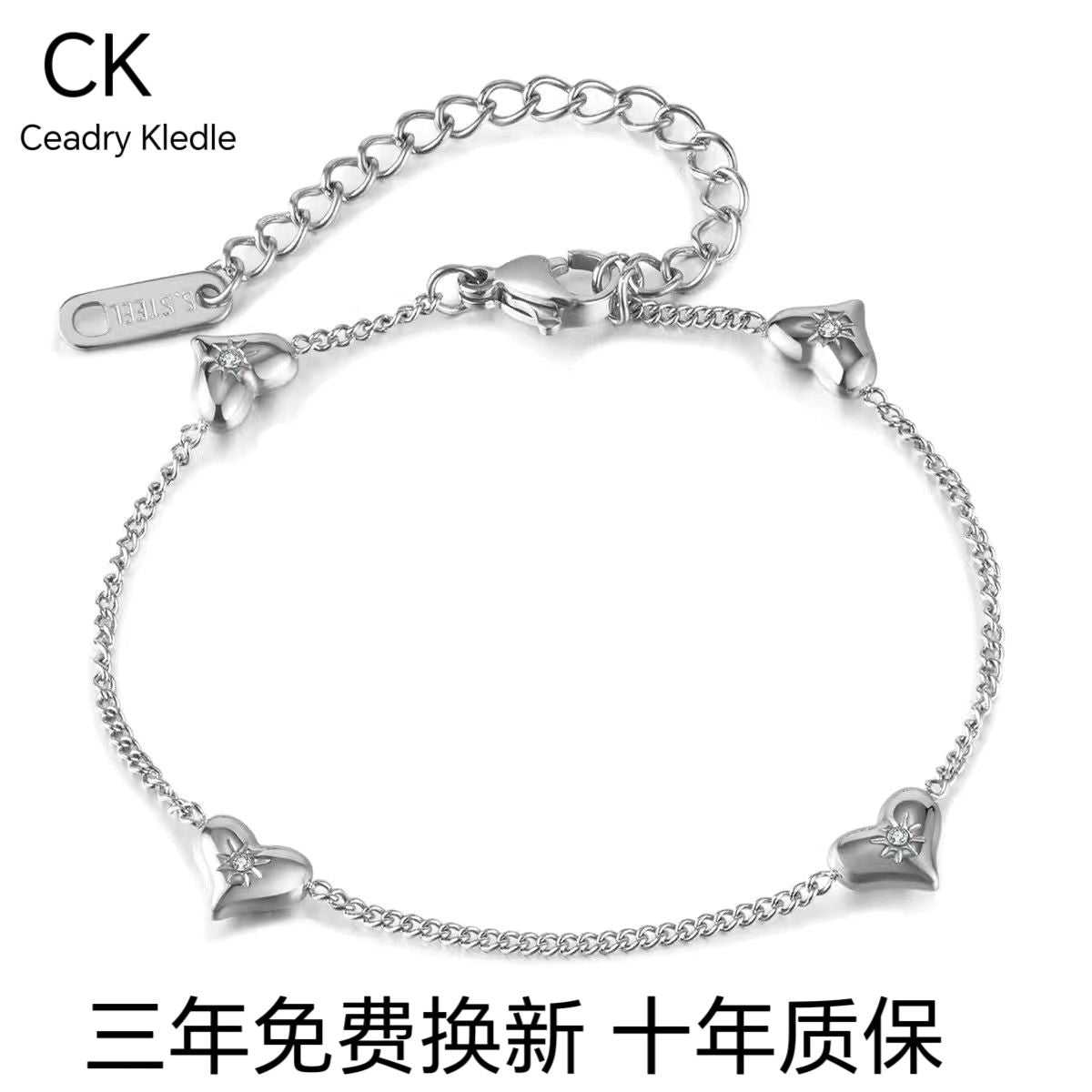 Ceadry kledle レディーブレスレット ファッションins風 色落ちしない ファッション女子 学生手飾り