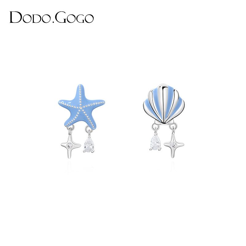 DODOGOGO ヒトデ しずく シェル 女性イヤリングファッション芸術耳飾り