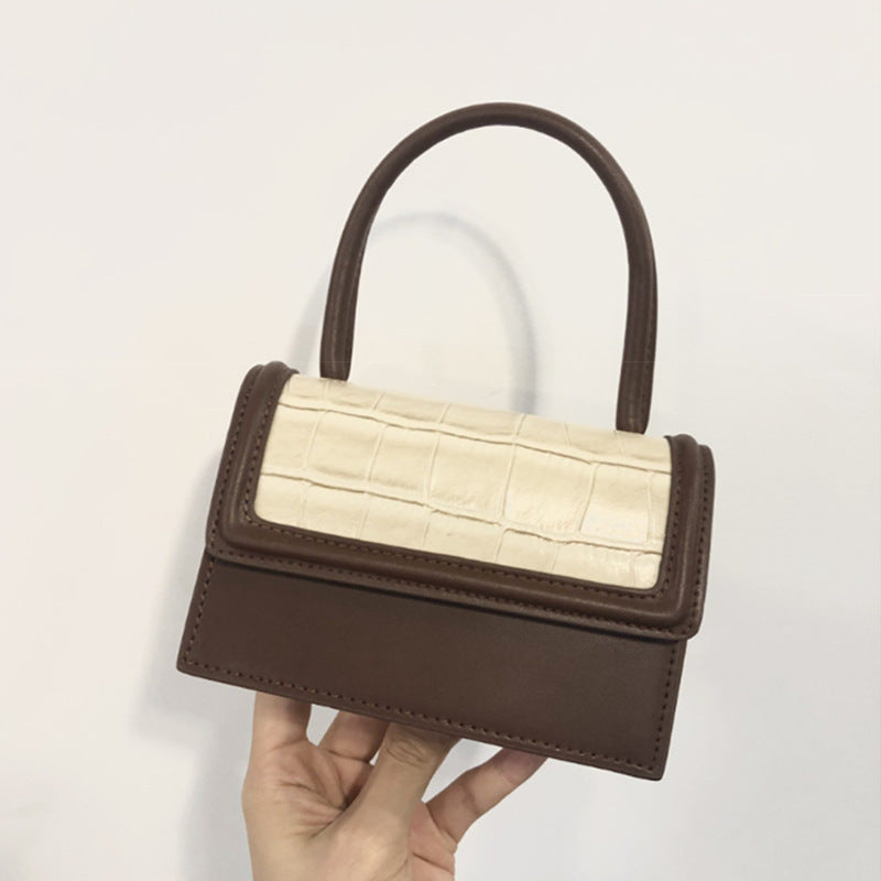 牛革の小さなバッグ女性の高級感のショルダーバッグファッションシンプル斜め掛けバッグ鰐柄のハンドバッグ.カバン