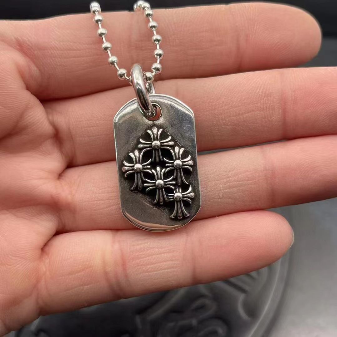 Chrome Hearts 人気ファッションアクセサリーヒップホップレトロセーターチェーン男女 ネックレス