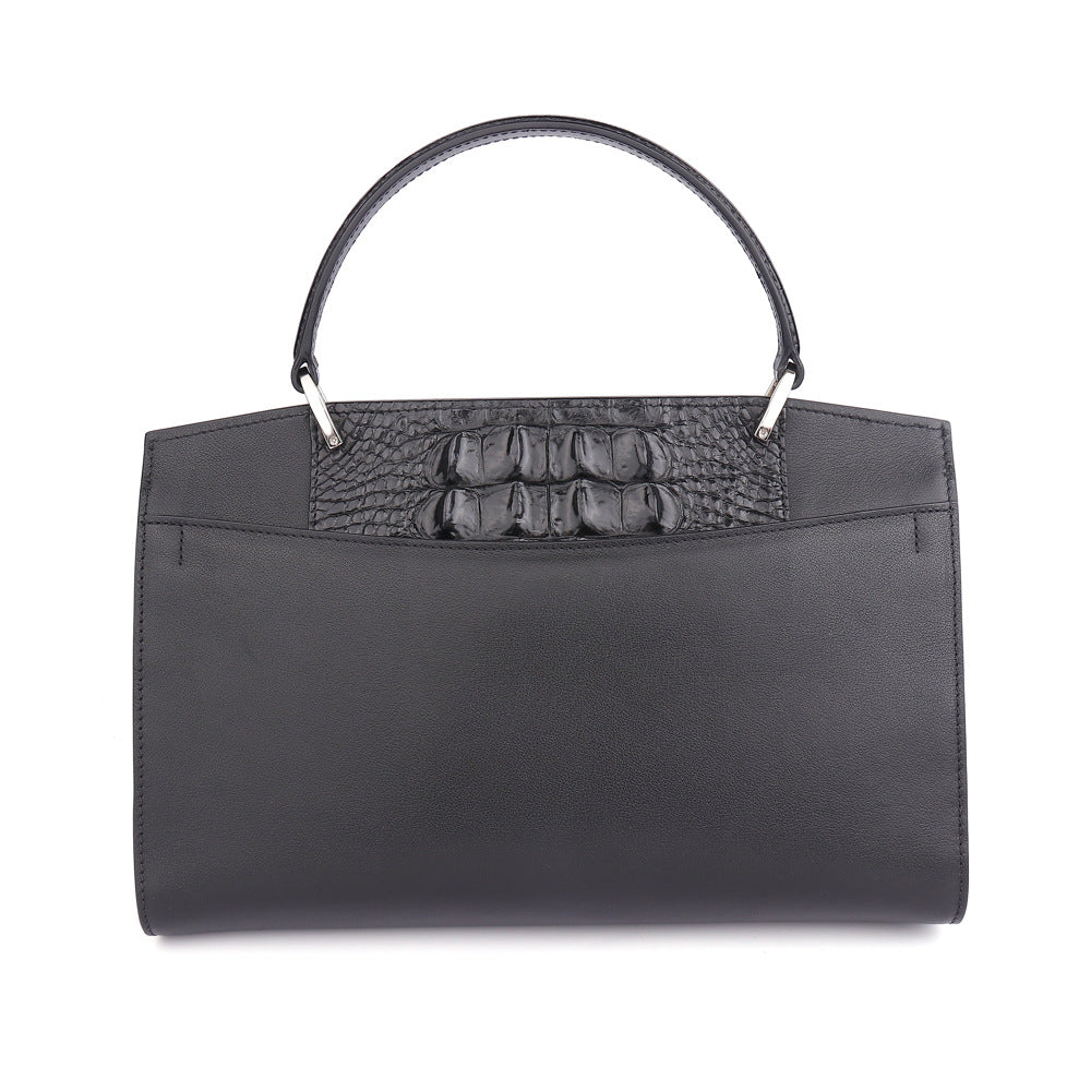 Crocodile leather bag ladies cowhide women bag casual fashion shoulder bag handbag goes with everything