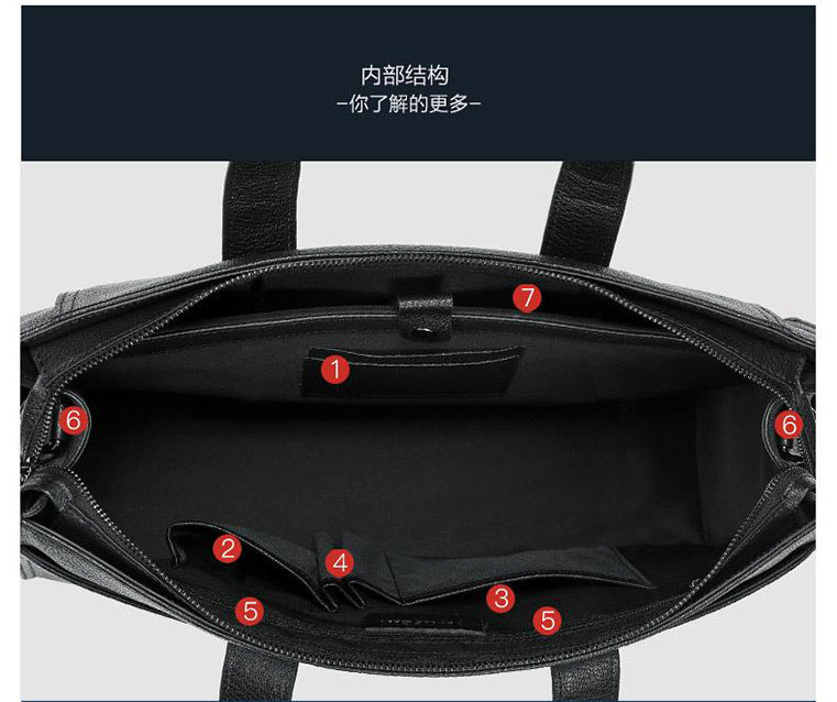 メンズブリーフケース 牛皮本革製 パソコンバッグ ビジネス 大容量ハンドバッグ 斜めがけバッグ