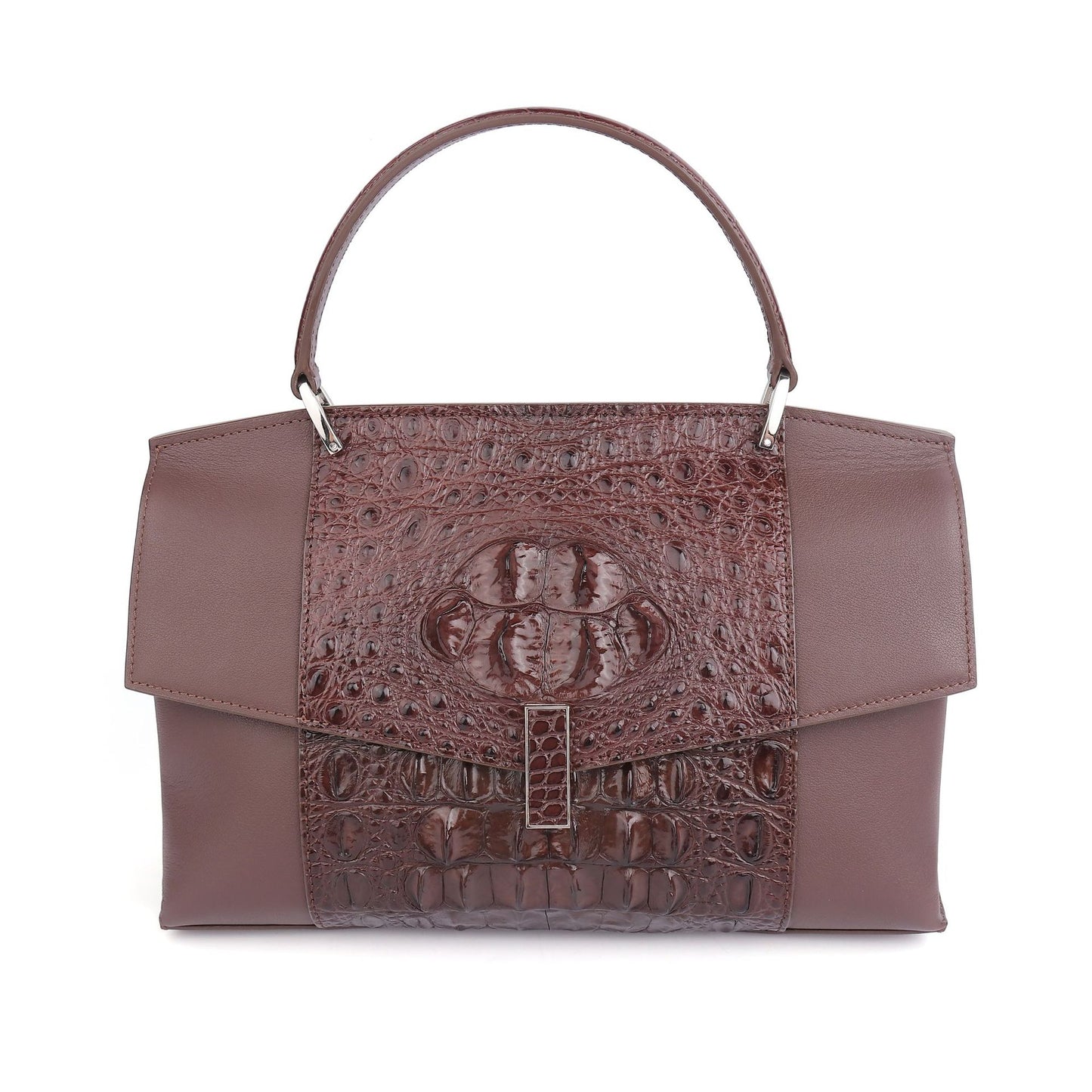 ワニ革バッグレディース牛革女性バッグカジュアルファッションショルダーバッグハンドバッグ 何とでも合う