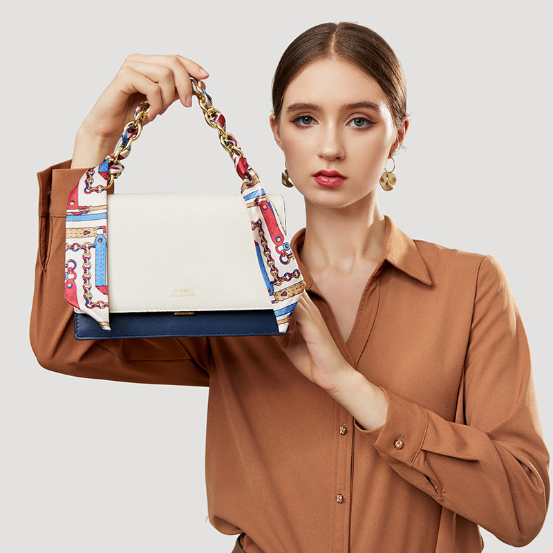 女性のハンドバッグチェーンバッグOL通勤バッグ本革バッグ牛革ショルダーバッグファッション