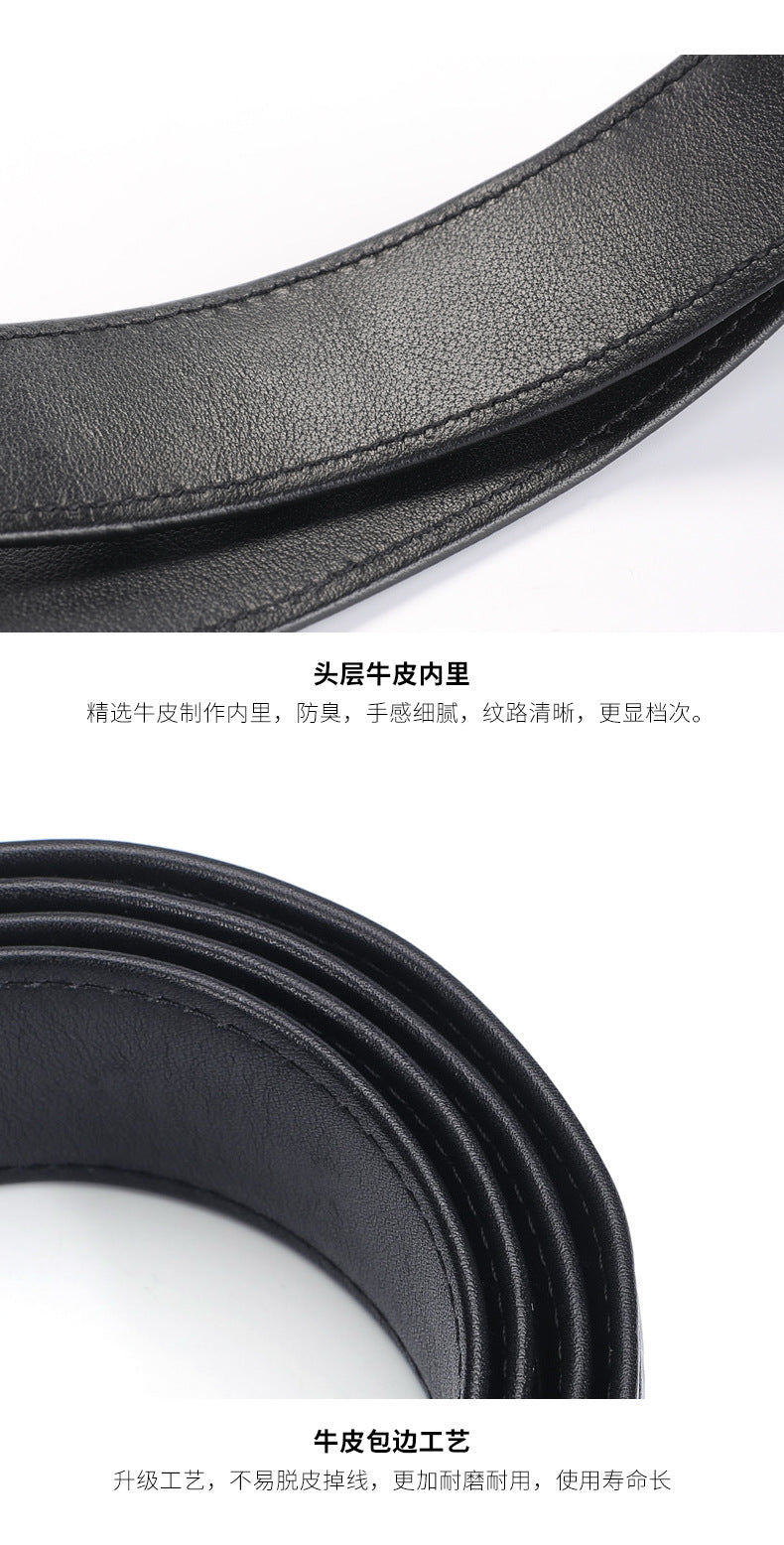 ワニ皮 メンズベルト ファッション プレートバックル 本革製男性用ベルト