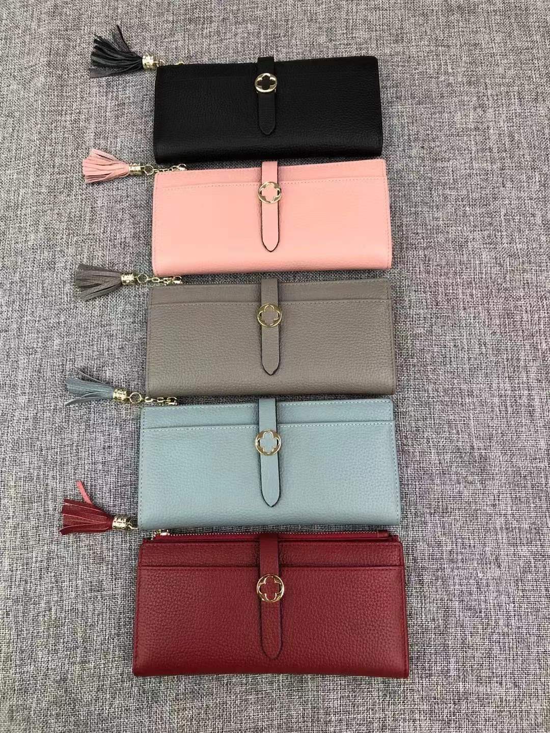 Wallet ladies cowhide long wallet clutch bag fashion ins style wallet trend
