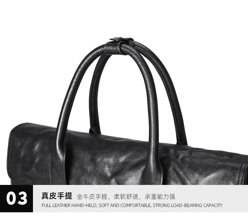 メンズハンドバッグ 牛皮本革製 高品質 大容量 ブリーフケース男性用手提げかばん