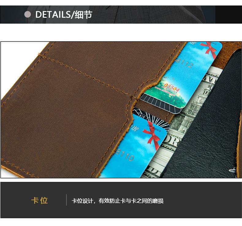 メンズ 財布 牛皮 大容量 カード入れ diy男性用ウォレット