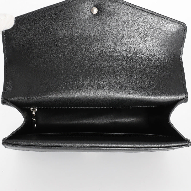 Women's Bag Genuine Leather Chain Bag Fashion Shoulder Bag Crocodile Leather Crossbody Bag