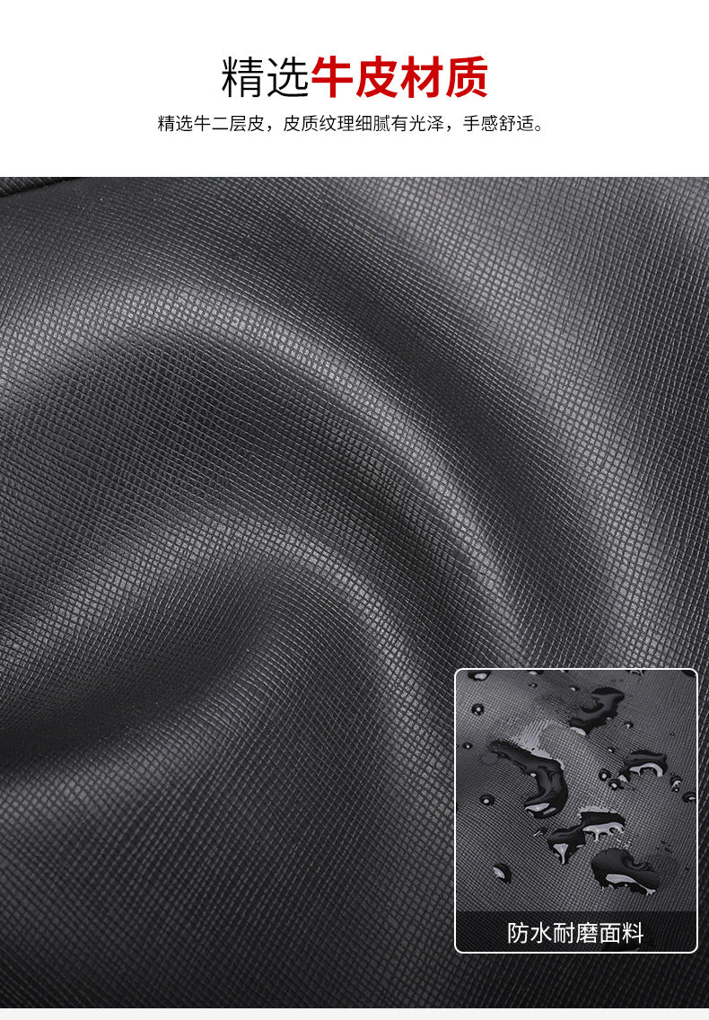 Men's Handbag Briefcase Genuine Cowhide Leather Business Lawyer Computer Bag Casual Fashion Handbag for Men