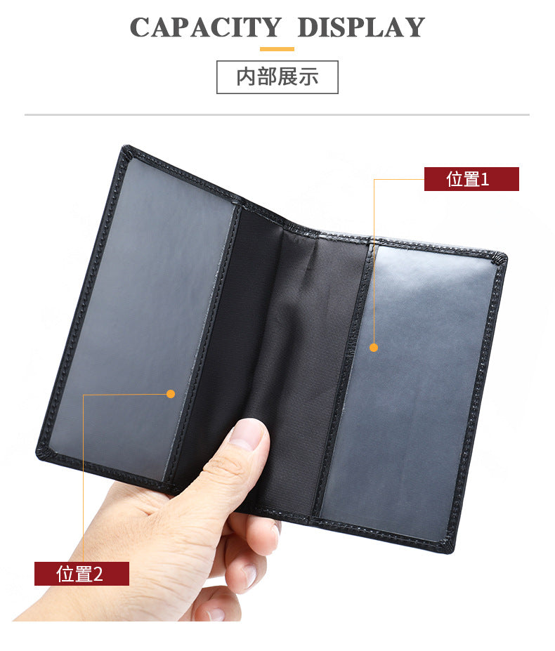 メンズ短財布 牛皮本革製 ビジネス 多機能 男性用ウォレットカードバッグ