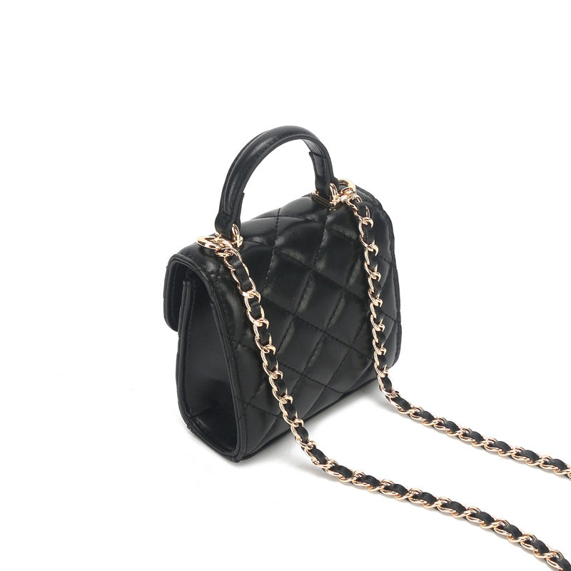 Women's Handbag Handbag Shoulder Bag Genuine Leather Ladies Bag Chain Bag Trumpet
