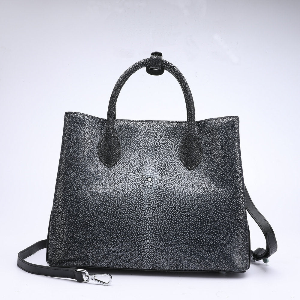 Large Size Women's Handbag Genuine Leather Diagonal Shoulder Bag Large Capacity Fashion Trend