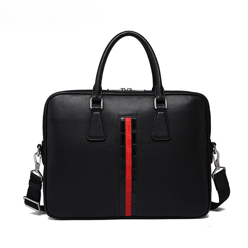Men's handbag Men's handbag Genuine cowhide leather computer bag Business briefcase