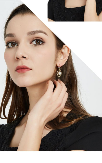 AOMIDIORレディーファッション高級感耳飾り 気質 精緻女性イヤリング EH0101