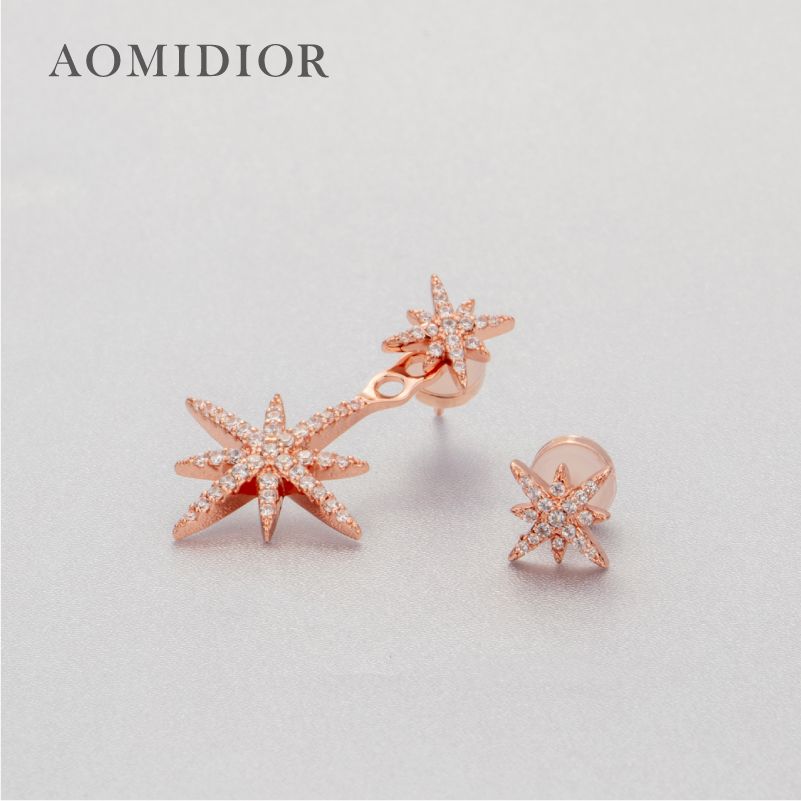 AOMIDIORレディーファッション高級感耳飾り 気質 精緻女性イヤリング EH0148