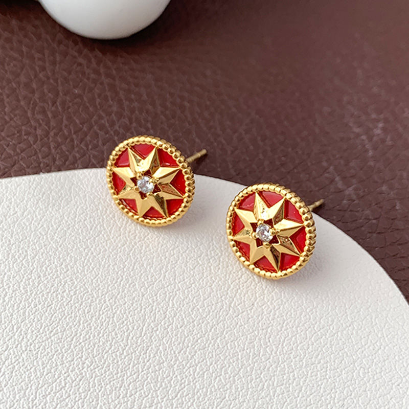 AOMIDIORレディーファッション高級感耳飾り 気質 精緻女性イヤリング EH0135