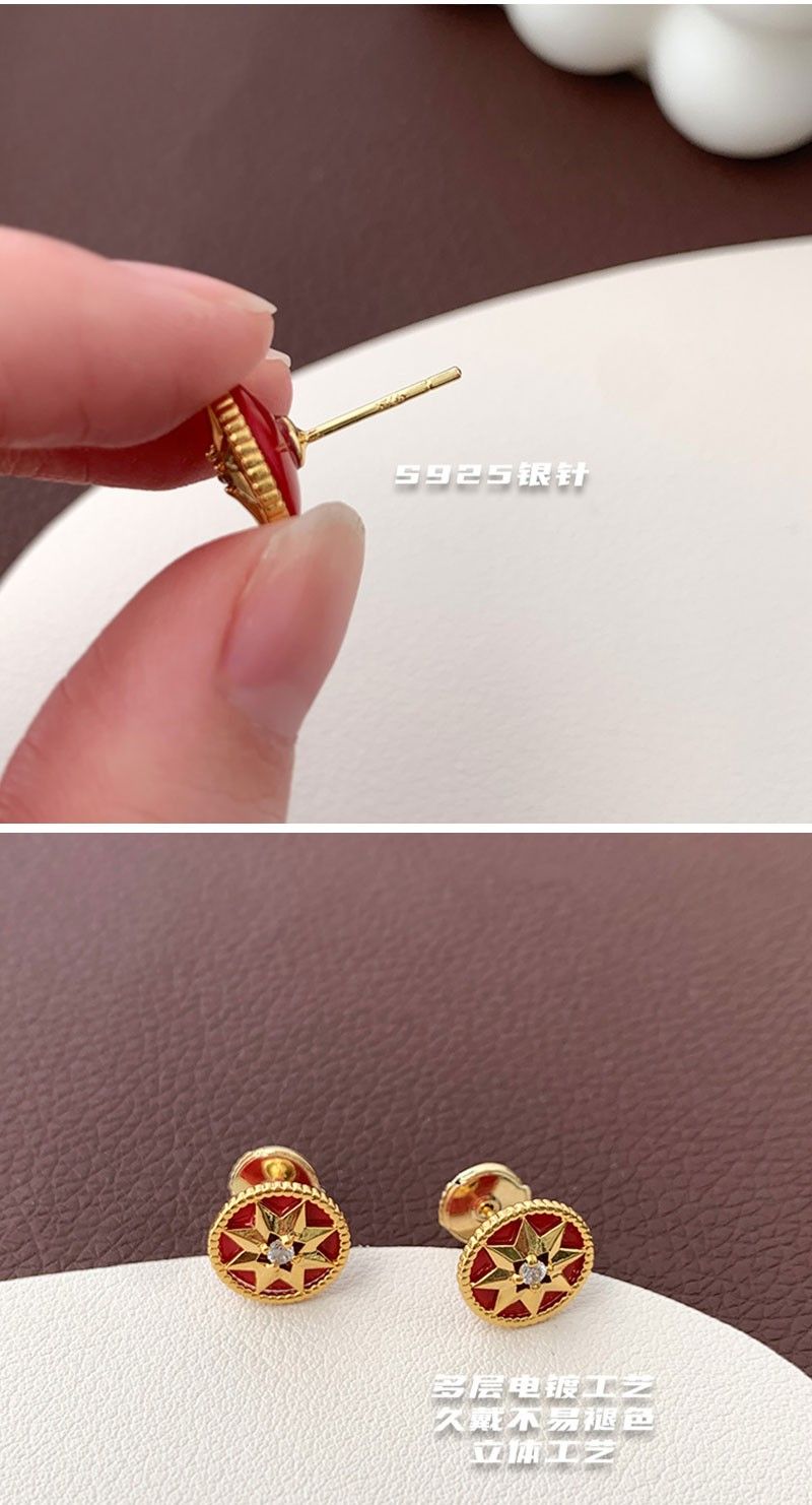 AOMIDIORレディーファッション高級感耳飾り 気質 精緻女性イヤリング EH0135