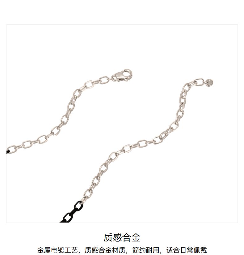 AJIDOU消えたサーカス小円球ネックレス細チェーンシンプルネックチェーン贈り物