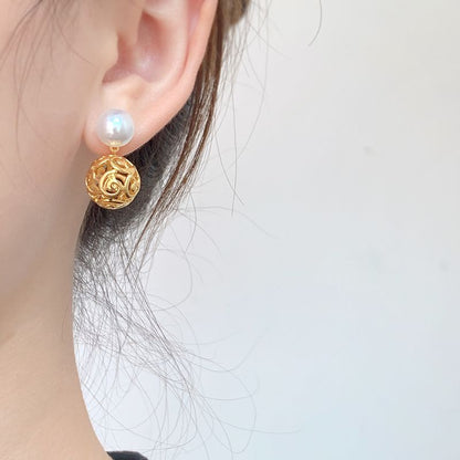 AOMIDIORレディーファッション高級感耳飾り 気質 精緻女性イヤリング EH0117