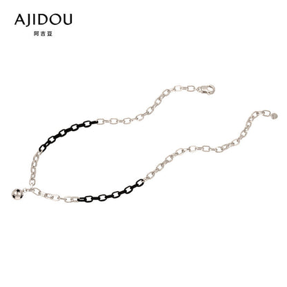 AJIDOU消えたサーカス小円球ネックレス細チェーンシンプルネックチェーン贈り物