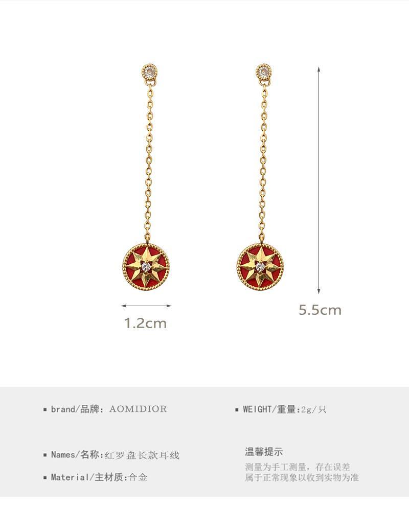 AOMIDIORレディーファッション高級感耳飾り 気質 精緻女性イヤリング EH0124