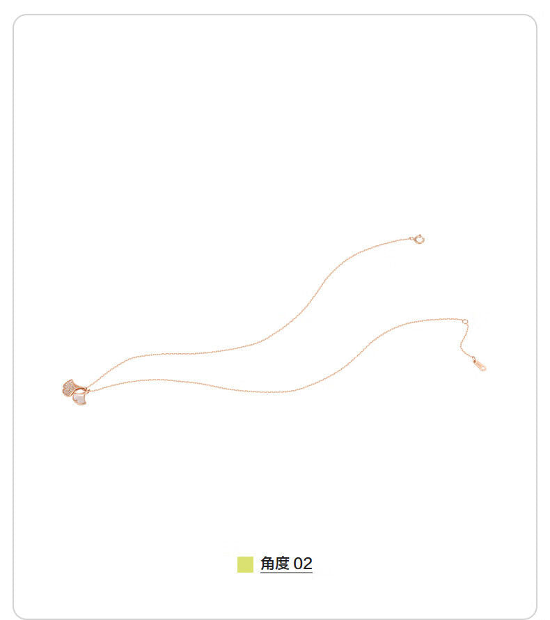 AJIDOU925シルバー優雅スタイリッシュネックレス贈り物