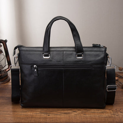 メンズハンドバッグブリーフケース牛革本革製ビジネス男性パソコンバッグ