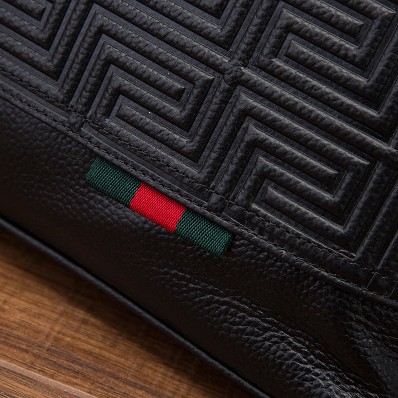 メンズハンドバッグブリーフケース牛革本革製ビジネス男性パソコンバッグ