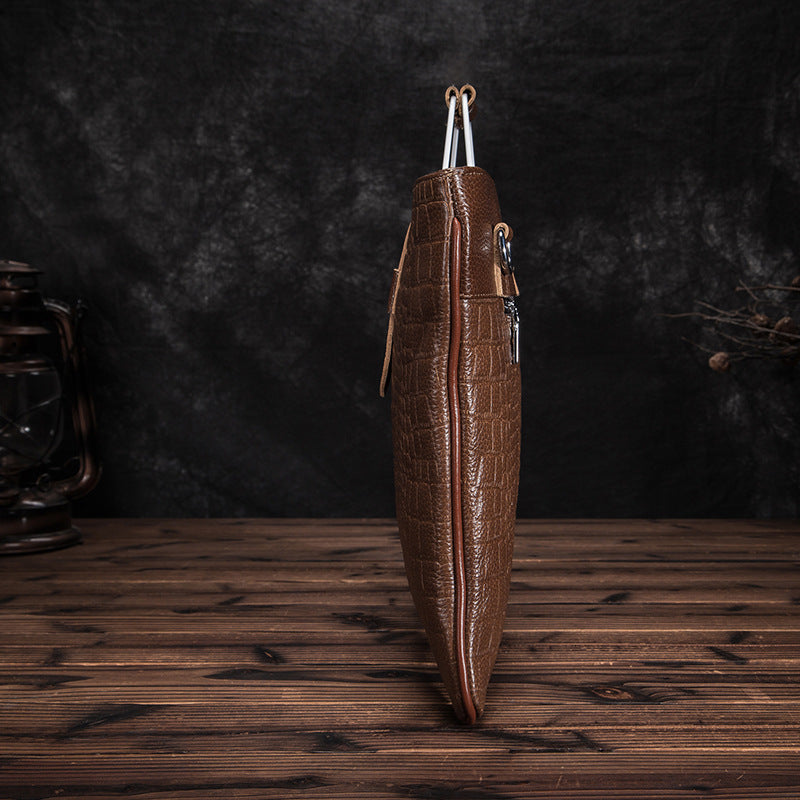 メンズハンドバッグ牛革本革製ビジネスブリーフケース男性用パソコンバッグ