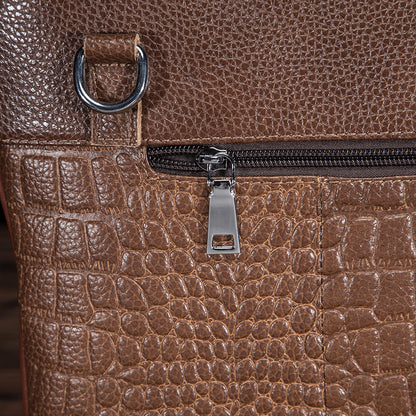 メンズハンドバッグ牛革本革製ビジネスブリーフケース男性用パソコンバッグ