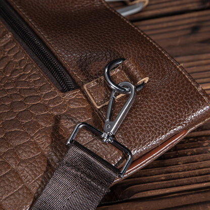 メンズハンドバッグ牛革本革製ビジネスブリーフケース男性用パソコンバッグ