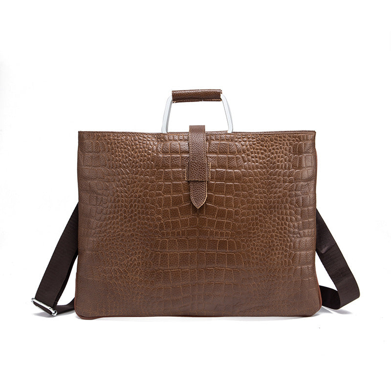 メンズハンドバッグ牛革本革製ビジネスブリーフケース男性用パソコンバッグ