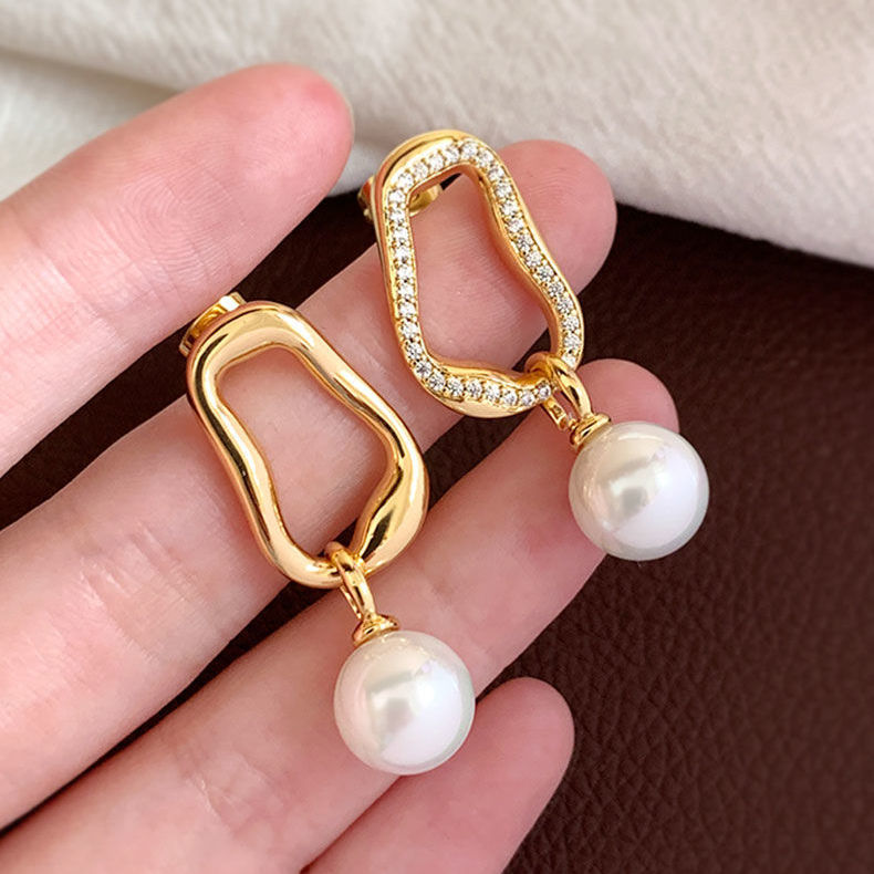 AOMIDIORレディーファッション高級感耳飾り 気質 精緻女性イヤリング EH0151