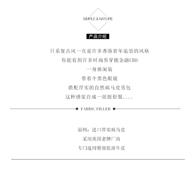 メンズショルダーバッグ 牛皮 本革製 手作業 メッセンジャーバッグ  レトロ 男性用斜めがけバッグ