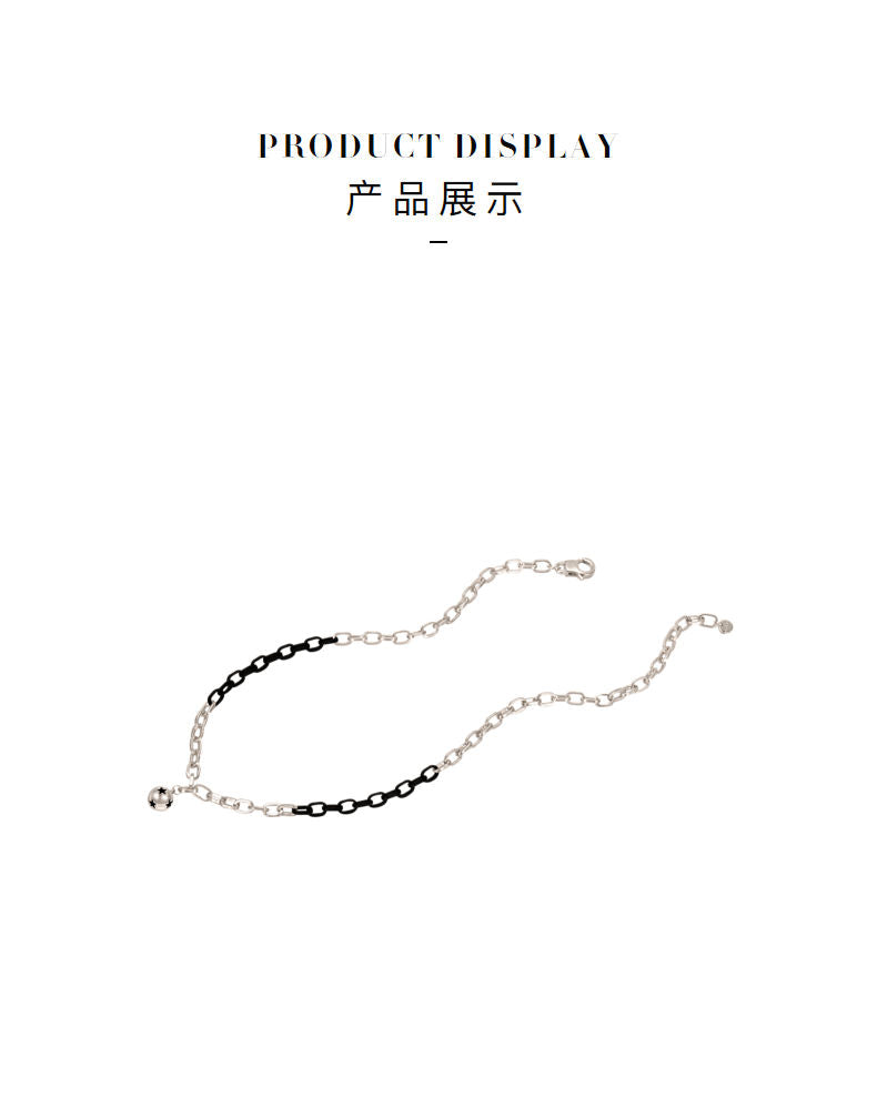 AJIDOU消えたサーカス小円球ネックレス細チェーンシンプルネックチェーン贈り物