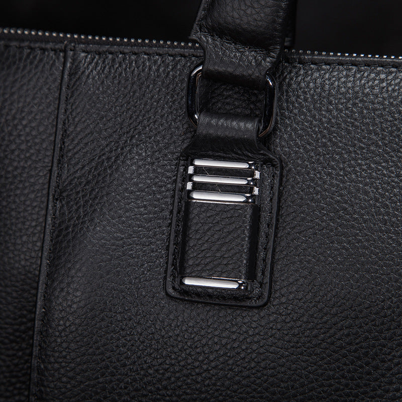 メンズハンドバッグブリーフケース牛革本革製ビジネス男性パソコンバッグ