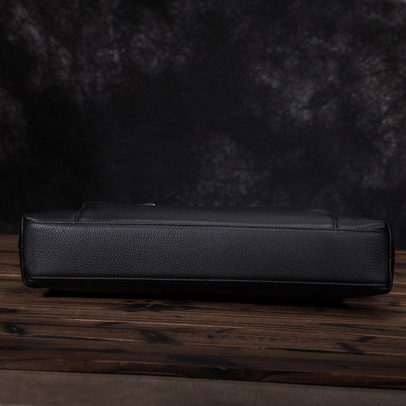 メンズハンドバッグブリーフケース牛革本革製ビジネス男性パソコンバッグ