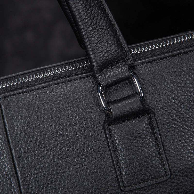 メンズハンドバッグブリーフケース牛革本革製ビジネス男性パソコンバッグ