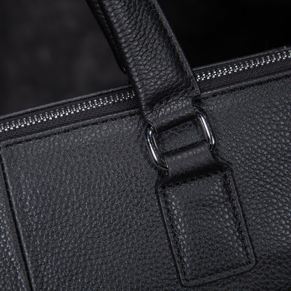 メンズハンドバッグブリーフケース牛革本革製ビジネス男性パソコンバッグ