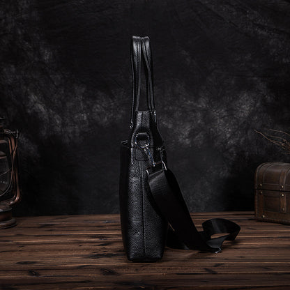 メンズハンドバッグ牛革本革製ブリーフケースビジネス男性パソコンバッグ