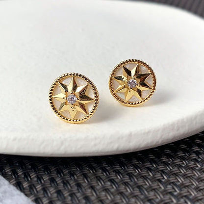 AOMIDIORレディーファッション高級感耳飾り 気質 精緻女性イヤリング EH0097