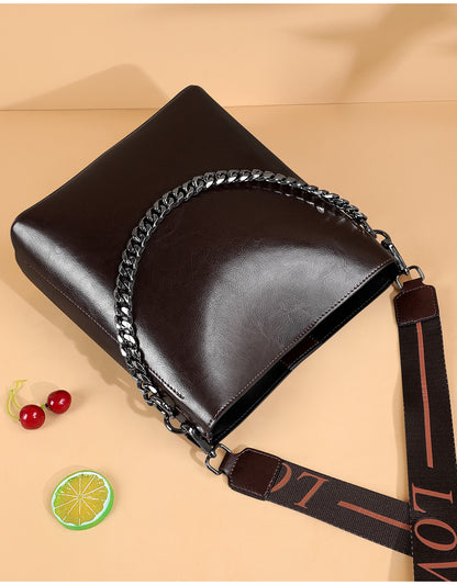 レディースバッグ本革ファッションバケツバッグハンドバッグ個性何とでも合うブロードバンドシンプル ショルダーバッグ.ポシェット