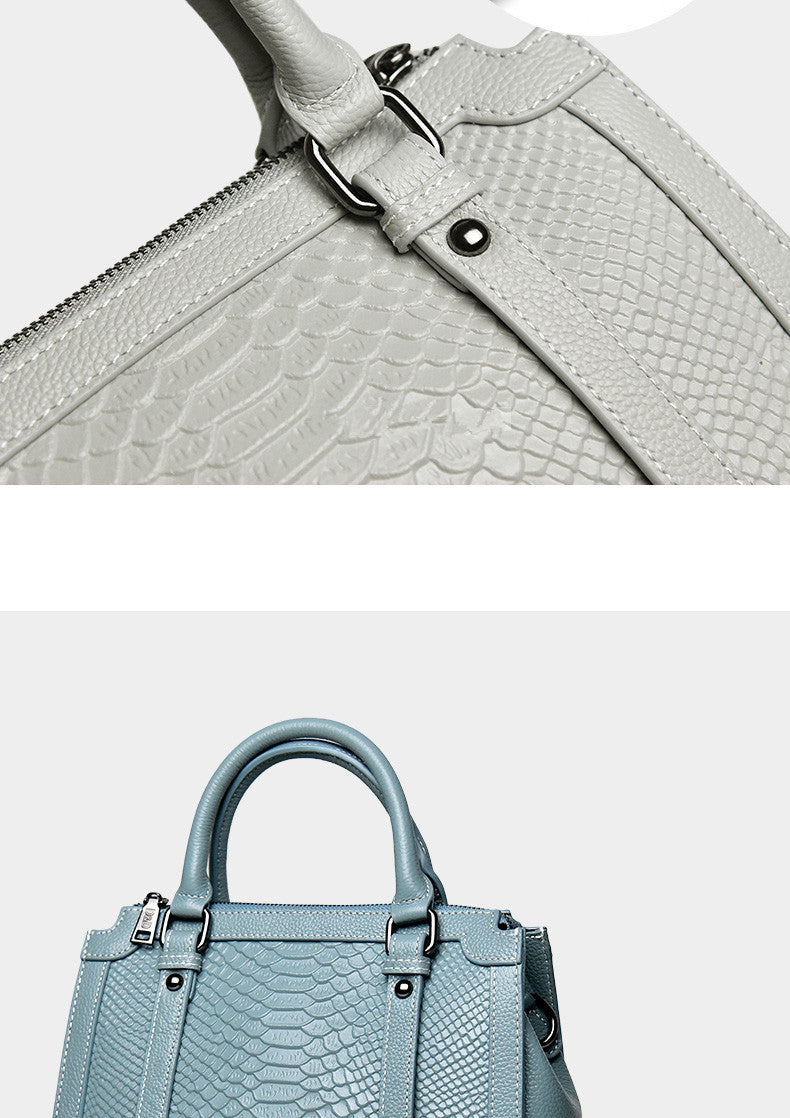 女性のハンドバッグ鰐柄大容量ファッションショルダーバッグレディースシンプル通勤ハンドバッグ.カバン