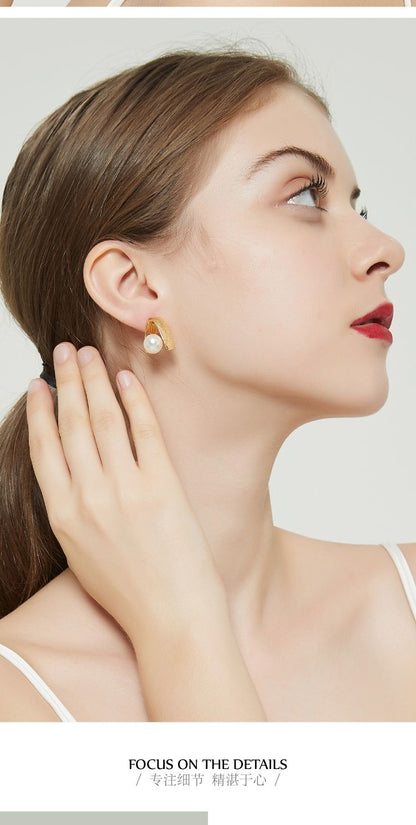 AOMIDIORレディーファッション高級感耳飾り 気質 精緻女性イヤリング EH0141