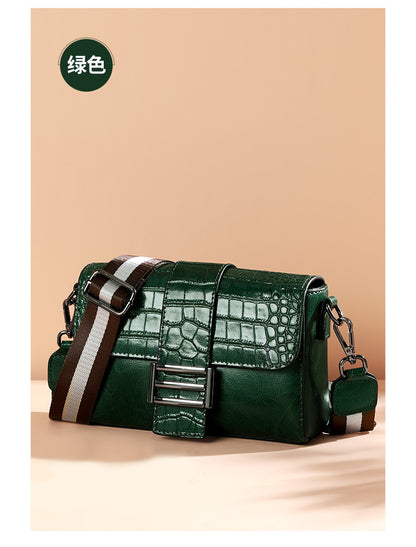 レディースバッグおしゃれ本革鰐柄ワンショルダーバッグブロードバンド何とでも合うトレンドショルダーバッグ.ポシェット