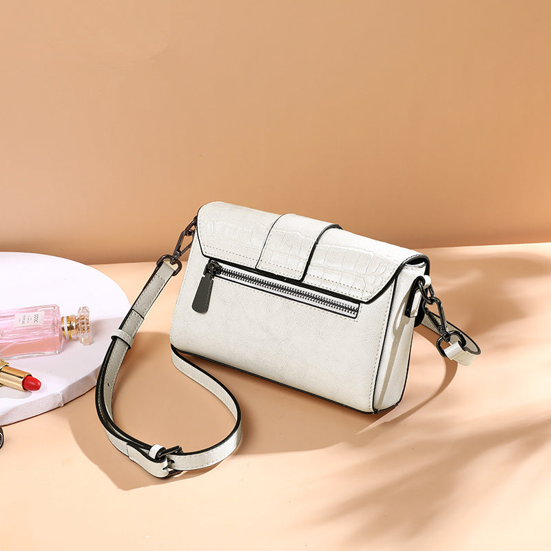 レディースバッグおしゃれ本革鰐柄ワンショルダーバッグブロードバンド何とでも合うトレンドショルダーバッグ.ポシェット