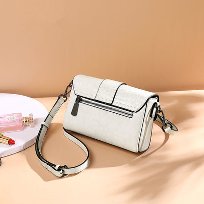 レディースバッグおしゃれ本革鰐柄ワンショルダーバッグブロードバンド何とでも合うトレンドショルダーバッグ.ポシェット